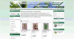 Desktop Screenshot of pflanzen-boering.de